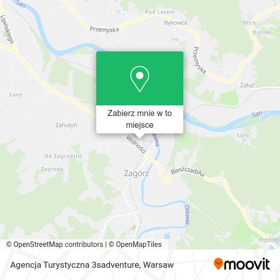 Mapa Agencja Turystyczna 3sadventure