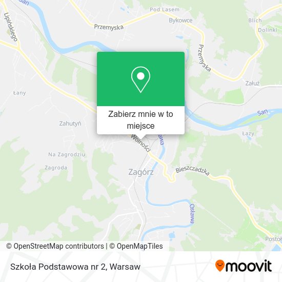 Mapa Szkoła Podstawowa nr 2