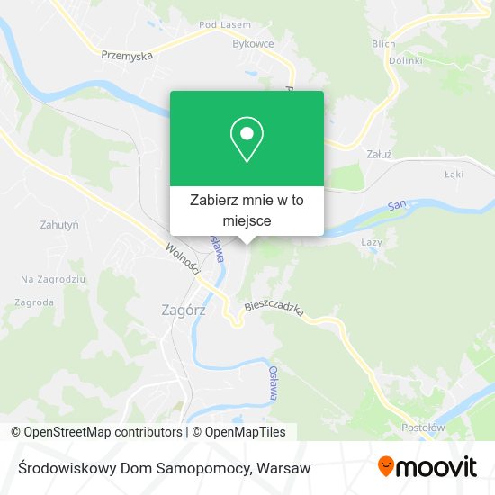 Mapa Środowiskowy Dom Samopomocy