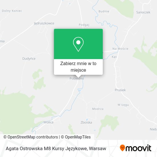 Mapa Agata Ostrowska M8 Kursy Językowe