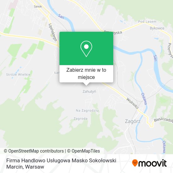 Mapa Firma Handlowo Usługowa Masko Sokołowski Marcin