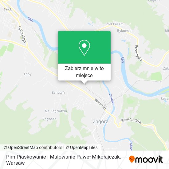 Mapa Pim Piaskowanie i Malowanie Paweł Mikołajczak