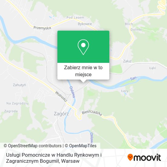 Mapa Usługi Pomocnicze w Handlu Rynkowym i Zagranicznym Bogumił