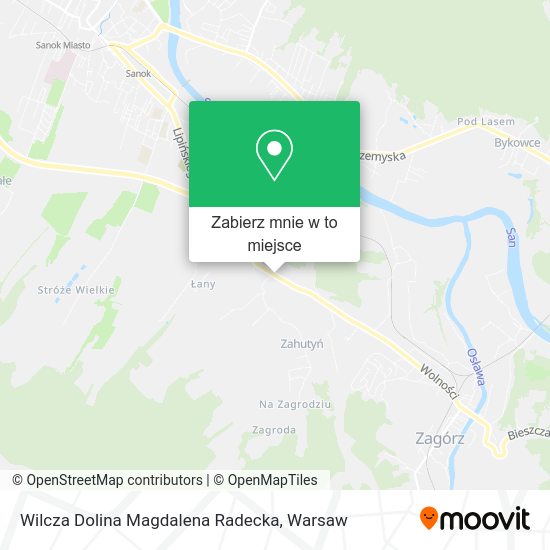 Mapa Wilcza Dolina Magdalena Radecka