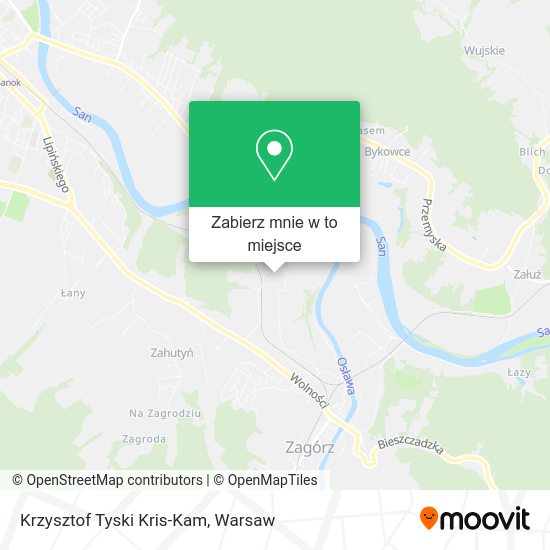 Mapa Krzysztof Tyski Kris-Kam