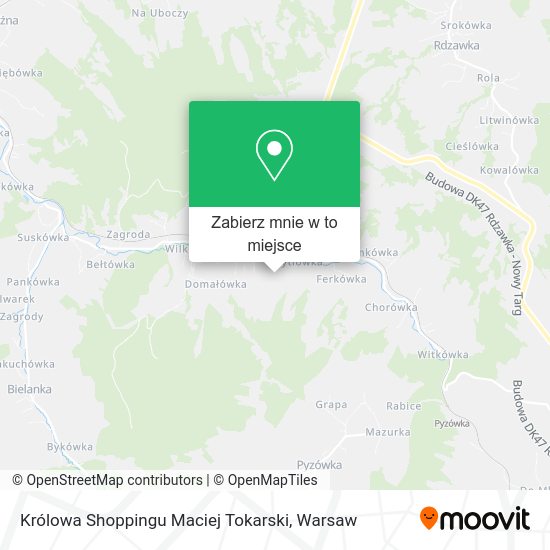 Mapa Królowa Shoppingu Maciej Tokarski