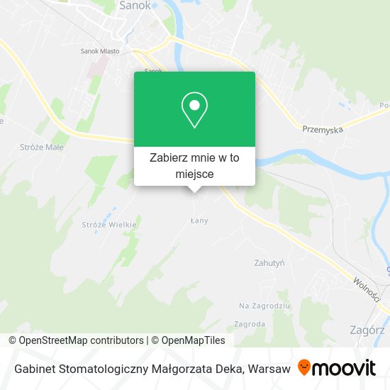 Mapa Gabinet Stomatologiczny Małgorzata Deka