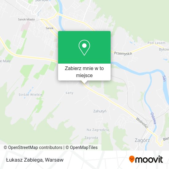 Mapa Łukasz Zabiega