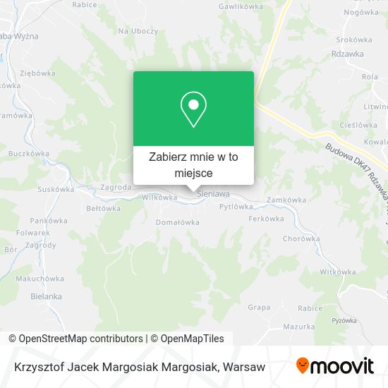 Mapa Krzysztof Jacek Margosiak Margosiak