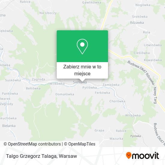 Mapa Talgo Grzegorz Talaga