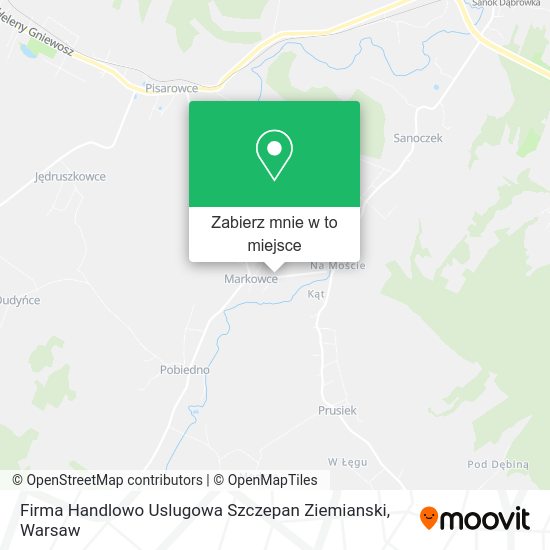 Mapa Firma Handlowo Uslugowa Szczepan Ziemianski