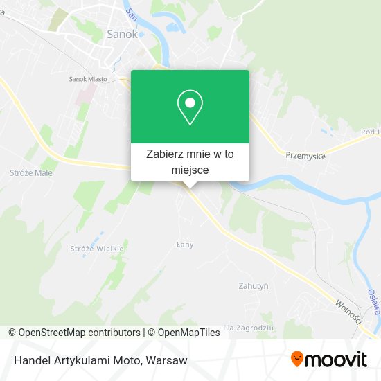 Mapa Handel Artykulami Moto