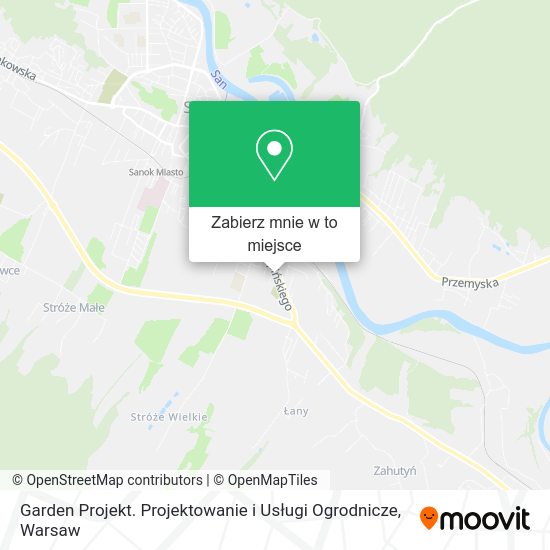 Mapa Garden Projekt. Projektowanie i Usługi Ogrodnicze