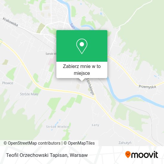 Mapa Teofil Orzechowski Tapisan