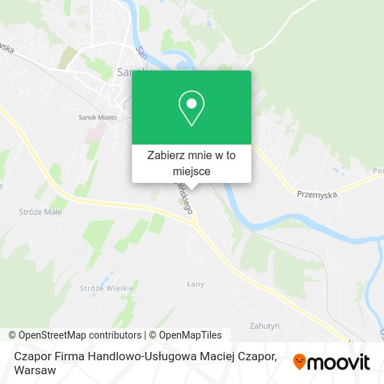 Mapa Czapor Firma Handlowo-Usługowa Maciej Czapor