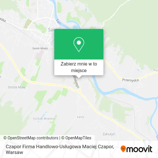 Mapa Czapor Firma Handlowo-Usługowa Maciej Czapor