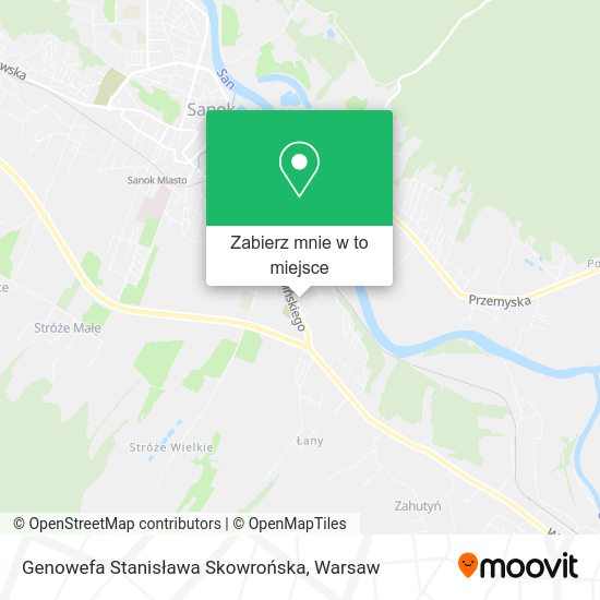 Mapa Genowefa Stanisława Skowrońska