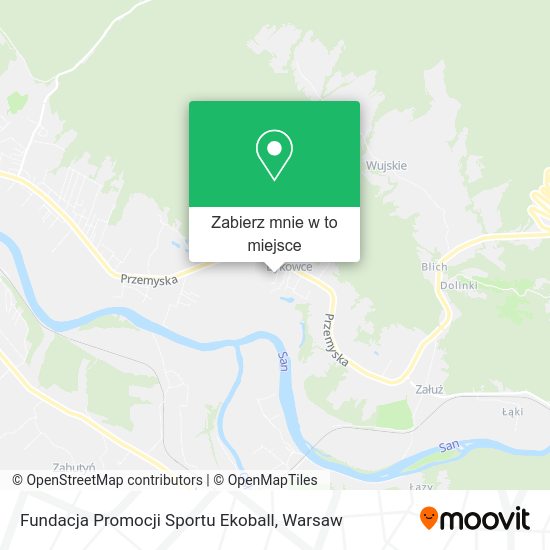 Mapa Fundacja Promocji Sportu Ekoball