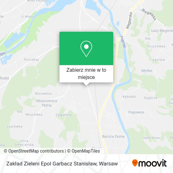 Mapa Zakład Zieleni Epol Garbacz Stanisław