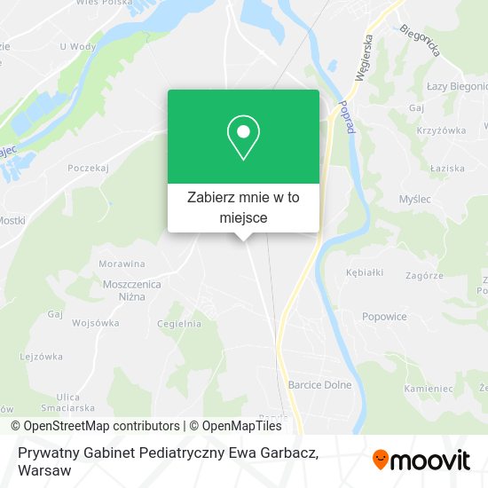 Mapa Prywatny Gabinet Pediatryczny Ewa Garbacz