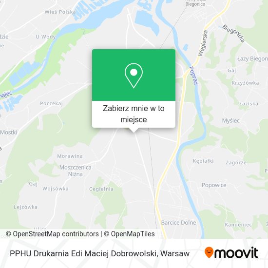 Mapa PPHU Drukarnia Edi Maciej Dobrowolski