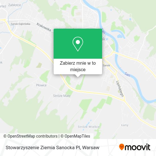 Mapa Stowarzyszenie Ziemia Sanocka Pl