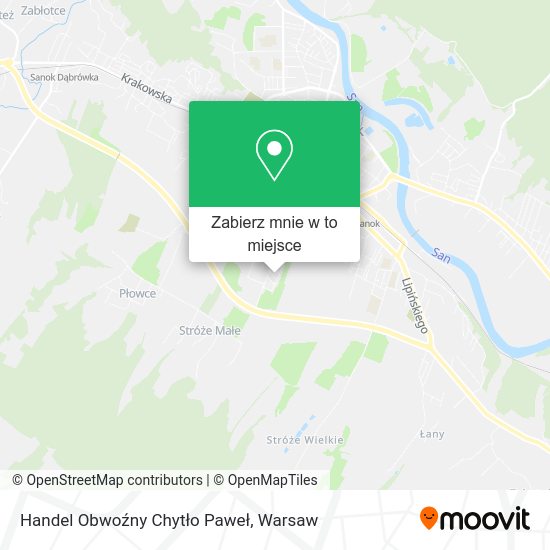 Mapa Handel Obwoźny Chytło Paweł