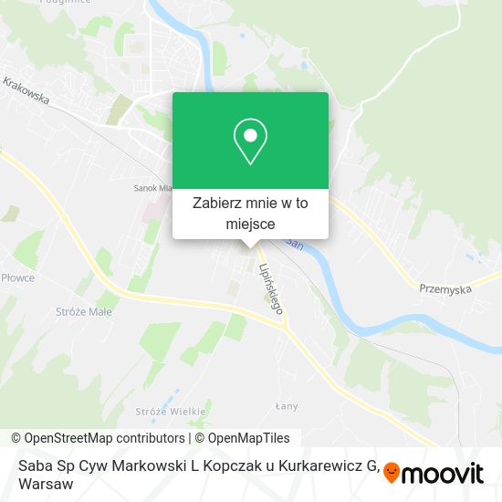 Mapa Saba Sp Cyw Markowski L Kopczak u Kurkarewicz G