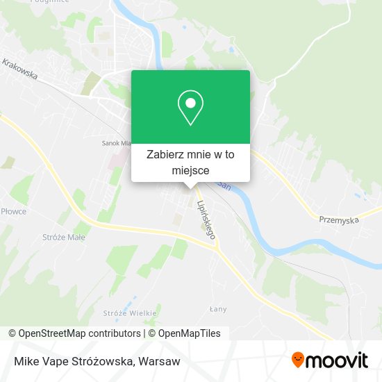 Mapa Mike Vape Stróżowska