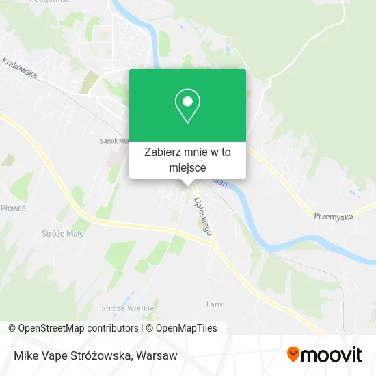 Mapa Mike Vape Stróżowska