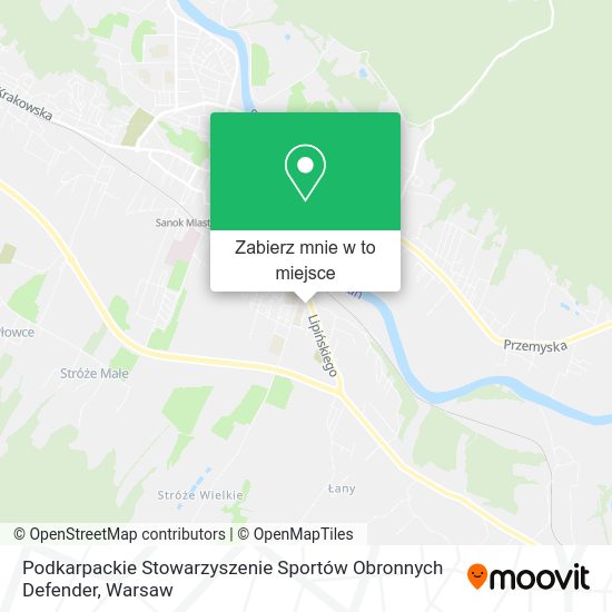 Mapa Podkarpackie Stowarzyszenie Sportów Obronnych Defender