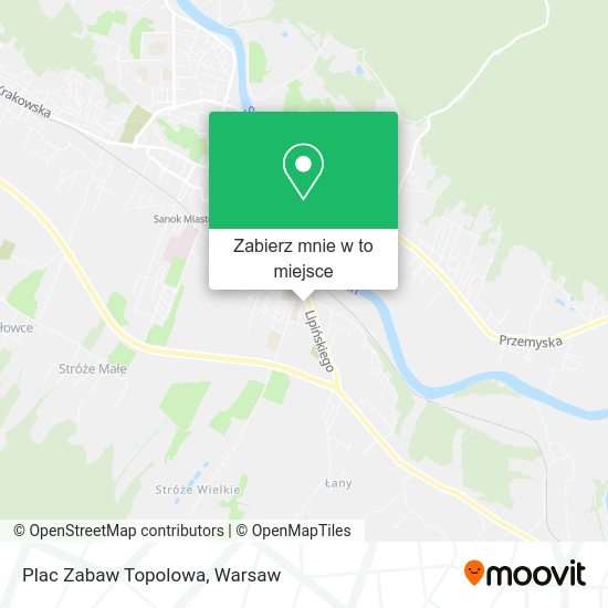 Mapa Plac Zabaw Topolowa