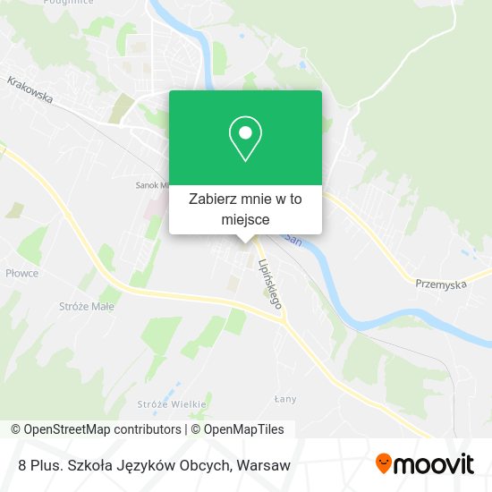 Mapa 8 Plus. Szkoła Języków Obcych