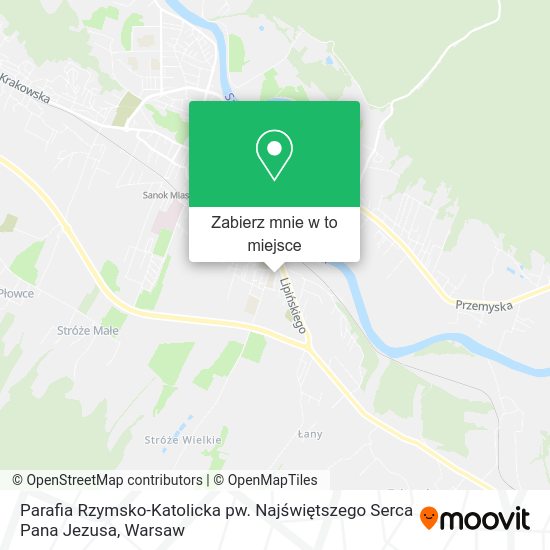 Mapa Parafia Rzymsko-Katolicka pw. Najświętszego Serca Pana Jezusa