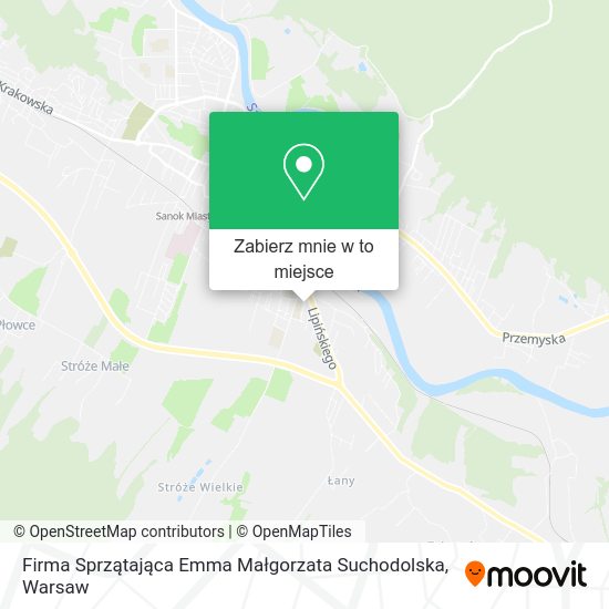 Mapa Firma Sprzątająca Emma Małgorzata Suchodolska