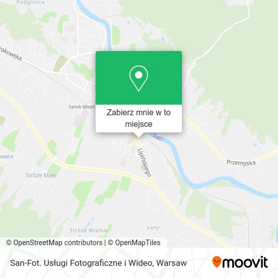 Mapa San-Fot. Usługi Fotograficzne i Wideo