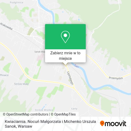 Mapa Kwiaciarnia. Nocuń Małgorzata i Michenko Urszula Sanok