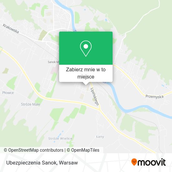 Mapa Ubezpieczenia Sanok