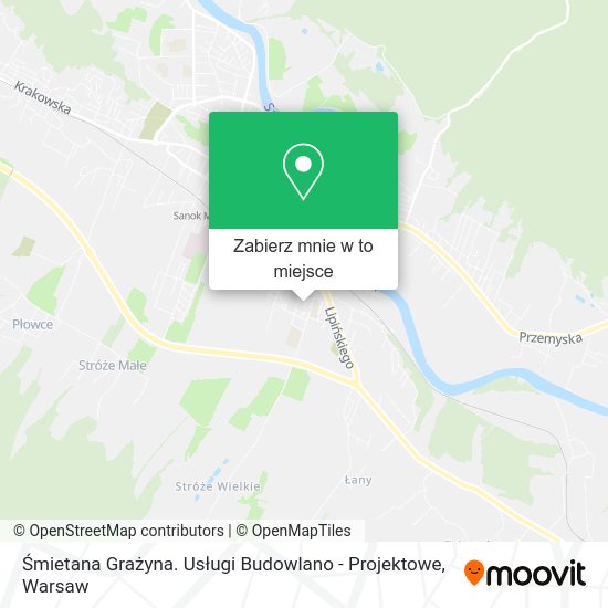 Mapa Śmietana Grażyna. Usługi Budowlano - Projektowe