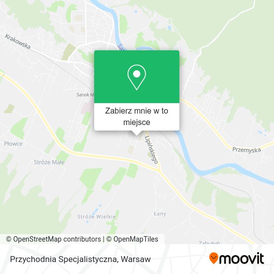 Mapa Przychodnia Specjalistyczna