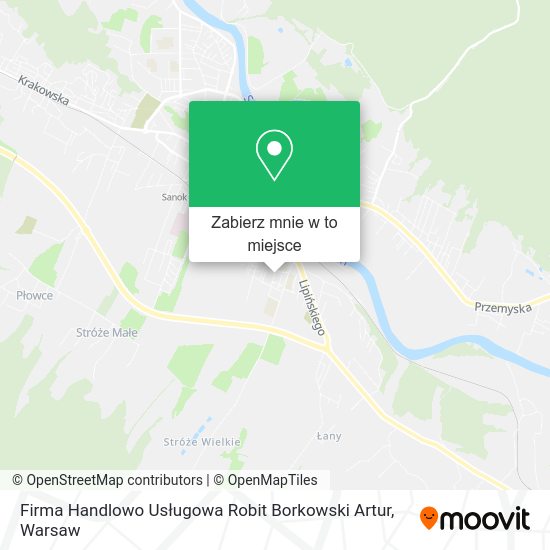 Mapa Firma Handlowo Usługowa Robit Borkowski Artur