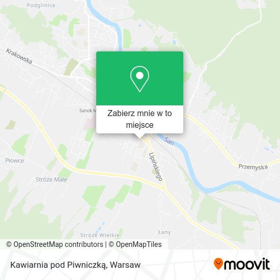 Mapa Kawiarnia pod Piwniczką