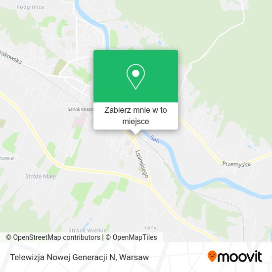 Mapa Telewizja Nowej Generacji N