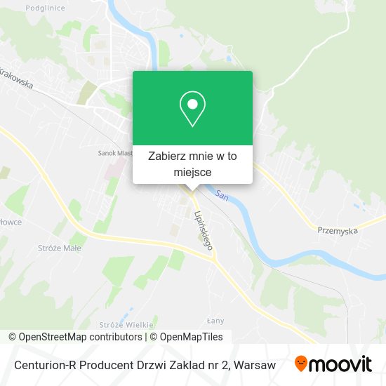 Mapa Centurion-R Producent Drzwi Zaklad nr 2