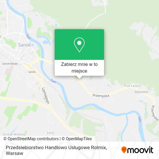 Mapa Przedsiebiorstwo Handlowo Uslugowe Rolmix