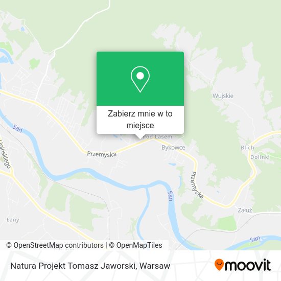 Mapa Natura Projekt Tomasz Jaworski