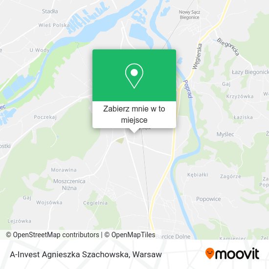 Mapa A-Invest Agnieszka Szachowska