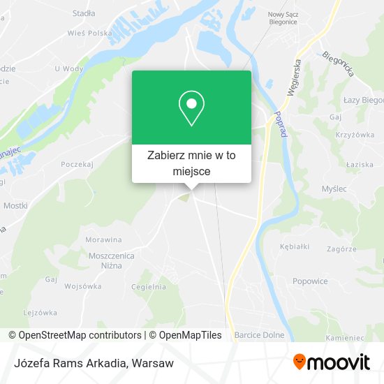 Mapa Józefa Rams Arkadia