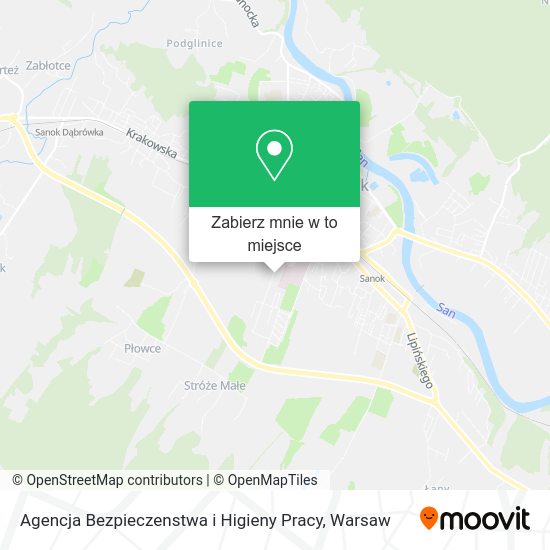 Mapa Agencja Bezpieczenstwa i Higieny Pracy