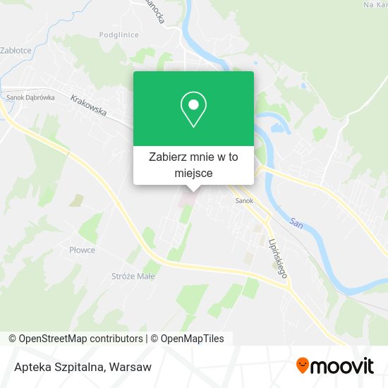 Mapa Apteka Szpitalna